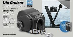 10000LBS 12V Electric Trailer Winch With Strap For 24ft Boat Freshwater Black