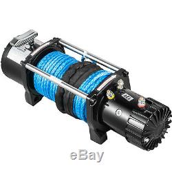 10000LBS Electric Winch Waterproof Truck Trailer 100FT Synthetic Rope Off-Road