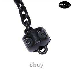 1100LBS Electric Chain Hoist Winch with 13ft 20Mn2 Chain Wired Remote Control 110V