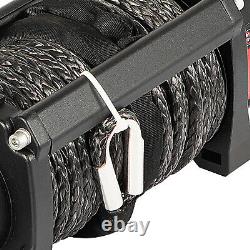 12000Ibs Electric Winch 12V 85FT Synthetic Rope 4WD ATV UTV Winch Towing Truck