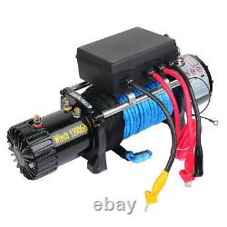 12000LBS 12V Electric Winch 9.5mm26m Synthetic Cable Rope ATV Off Road USA