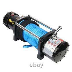 12000LBS 12V Electric Winch 9.5mm26m Synthetic Cable Rope ATV Off Road USA