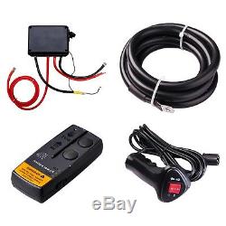 12000LBS Car Electric Wireless Remote Control Winch 12V Industrial 12ft Cable