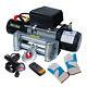 12000lb 12v 6.6 Electric Recovery Winch Wireless Remote Trailer For Truck Suv