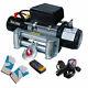 12000lb 12v 6.6 Electric Recovery Winch Wireless Remote Trailer For Truck Suv @