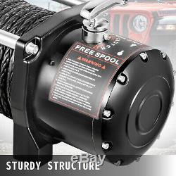 12500LBS Electric Winch 12V Synthetic Cable Truck Trailer Towing Off-Road 4WD
