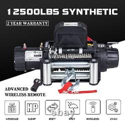 12500lbs Electric Winch Water Proof IP67 Recovery Winch 12V DC with Steel Rope
