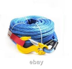 12T 26000lb, 13MMX23M 0.51x75', heavy duty winch towing rope float on water ATV