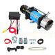 12v 12000lbs Electric Winch Synthetic Cable Truck Trailer Towing Off Road Front