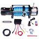 12v 13000lbs Electric Winch Synthetic Rope Truck Offroad Trailer 4wd