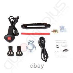 12V 13000LBS Electric Winch Towing Truck Trailer Synthetic Rope 12V with cover