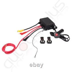 12V 13000LBS Electric Winch Towing Truck Trailer Synthetic Rope 12V with cover