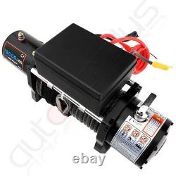 12V 13000LB Electric Winch Tow Trailer Synthetic Rope Off Road for JEEP Wrangler