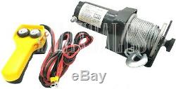 12V 2000 lbs ELECTRIC TRAILER RECOVERY WINCH ATV/BOAT/TRUCK/CAR