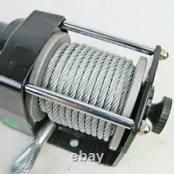 12V 3000LBS 1360KG Heavy Duty Electric Winch Steel Cable ATV 4x4 Truck Car Boat