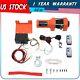 12v 3000lb Electric Winch Tow Trailer Synthetic Rope Off Road For Jeep Wrangler