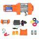 12v 3500lbs Electric Winch Steel Cable Truck Trailer Towing Off Road 4wd