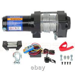 12V 3500LBS Electric Winch Steel Cable Truck Trailer Towing Off Road 4WD New