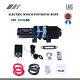 12v 4500lbs Electric Winch Towing Truck Synthetic Rope Off Road Atv / Utv