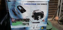 12V Electric 2000lb Winch by Longhorne