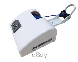 12V Electric Anchor Winch For Saltwater White 25LBS Marine Boat Yacht Pontoon
