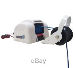 12V Electric AutoDepoly Standard Anchor Winch 45 lb. Saltwater Black Marine Boat