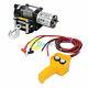 12v Electric Winch 2000lb Vehicle-mounted Professional Work Tool Diy