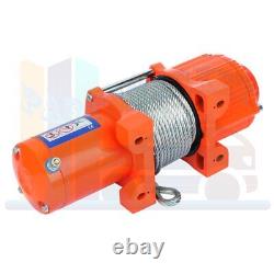 12V Electric Winch 4500LBS Recovery Tow Towing 6mm15m Steel Cable ATV UTV