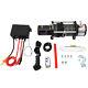 12v Electric Winch Tow Trailer Synthetic Rope 13000lb Off Road For Jeep