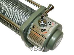 12v ELECTRIC WINCH 4X4 12000LBS, 4800W 6.5PS MOTOR, 28m LENGTH Ø9.4mm CABLE, NEW