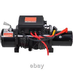 13000LBS Electric Winch 12V Synthetic Cable Truck Trailer Towing Off-Road 4WD