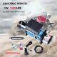 13000lbs Electric Winch Synthetic Rope 12v Towing Truck Suv Off Road 12000lbs