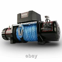 13000LBS SYNTHETIC ROPE WINCH Waterproof IP67 with Wireless Handheld Remote