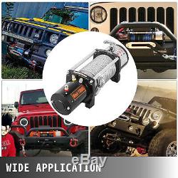 13000LB Electric Winch 12V 85FT Steel Cable Off-road UTV Truck Towing Trailer
