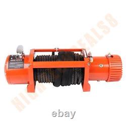 13000lb 12V Electric Winch Synthetic Cable Rope ATV UTV Off-road Front Rear