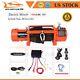 13000lbs Electric Recovery Winch 86ft Synthetic Rope Off-road 4wd Truck Suv 12v