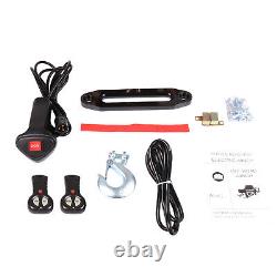 13000lbs Electric Winch 12V Waterproof Truck 4WD Trailer Synthetic Rope