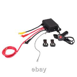 13000lbs Electric Winch 12V Waterproof Truck Trailer Synthetic Rope 4WD with cover