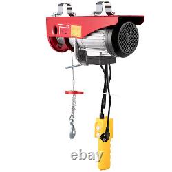 1320Lbs Electric Hoist Engine Crane Overhead Lifting Winch Wired Remote Control