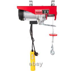 1320Lbs Electric Hoist Winch Engine Crane Ceiling Lifting Wired Remote Control