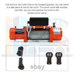 13500LBS Off-road Electric Towing Winch Steel Cable Universal fits jeep Wrangler