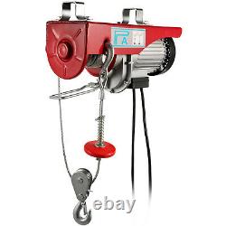 1500Lbs Electric Wire Cable Hoist Winch Lifting Engine Crane Overhead Lift 110V