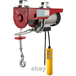 1500Lbs Electric Wire Cable Hoist Winch Lifting Engine Crane Overhead Lift 110V