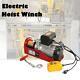 1500lbs Electric Motor Wire Hoist Garage Overhead Lift Hoist Winch + Instruction