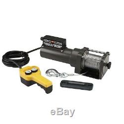 1500 Lb. Capacity 120 Volt 35 Foot Cable Remote Controlled AC Electric Winch