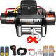 15500ibs Electric Winch 12v 93.5ft Steel Rope 4wd Atv Utv Winch Towing Truck