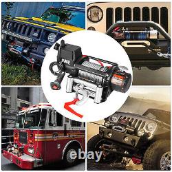 17000LBS Electric Winch 12V Steel Cable Off-road ATV UTV Truck Towing Trailer