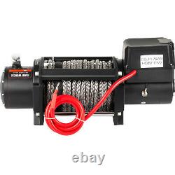 17500Ibs Electric Winch 12V 85FT Synthetic Rope 4WD ATV UTV Winch Towing Truck