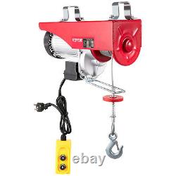1760Lbs Electric Hoist Winch Overhead Lift Engine Crane with Wired Remote Control