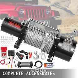 18000LBS Electric Winch 12V Steel Cable Off-road ATV UTV Truck Towing Trailer